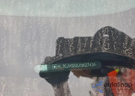 2018 Chevrolet Trax Ls z USA, uszkodzony, nr VIN KL7CJKSB2JB627435